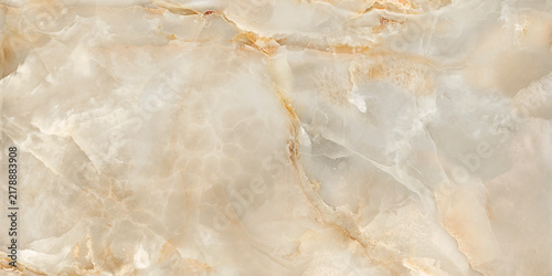 Beige Onyx Alabaster Marble Ceramic Tile Texture Background.