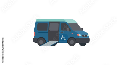 Accessible Van with Wheelchair Ramp