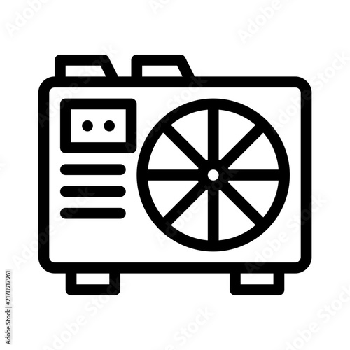 heatpump line icon