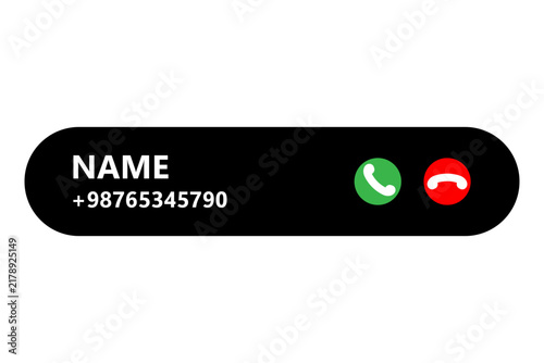 Incoming call icon, Incoming Call User Interface icon, Incoming Phone Calling vector, User Interface icon,