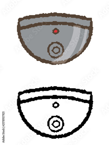 監視カメラのイラスト２