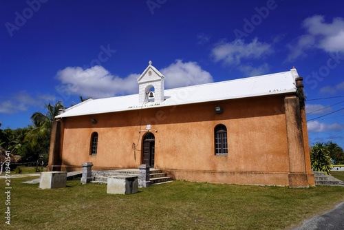 Historic Jokin Village Church on Lifou Island, New Caledonia