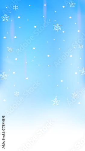 Obraz w ramie 冬の雪の結晶の綺麗な背景素材