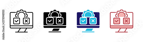 Testing Icons, Multi Style Icon Set