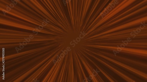 A video showcasing a mesmerizing abstract background with vibrant orange and brown hues radiating from the center.