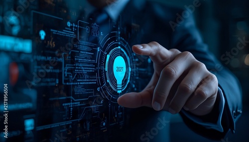 AI 2027 Digital Technology Concept