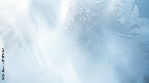 Abstract soft blue and white pastel background texture.