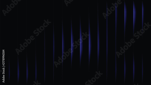 Abstract blue digital sound wave equalizer bars on black background vector illustration