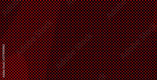 Quadro su tela Deep red background with subtle, evenly spaced dots