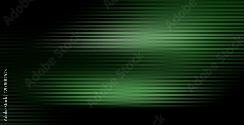 Green stripes pulse against a deep black backdrop. Abstract motion suggests energy or digital flux. Ideal for tech, gaming, or futuristic design concepts