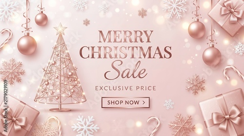 promoting an exclusive price sale with a 'Shop Now' call to action