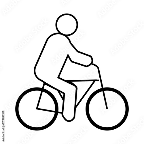 man on bycycle