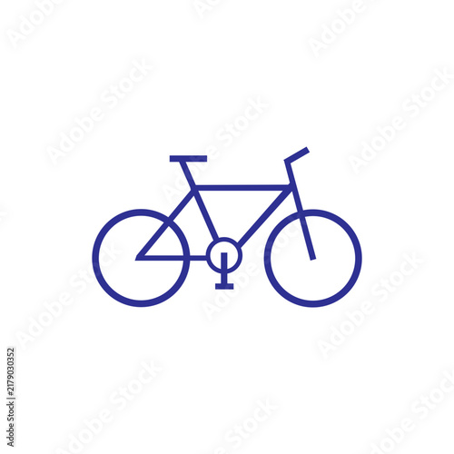 bicycle isolated on white background