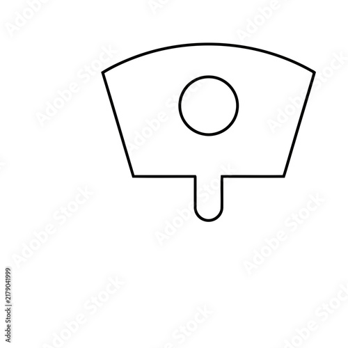 Spray paint can nozzle icon