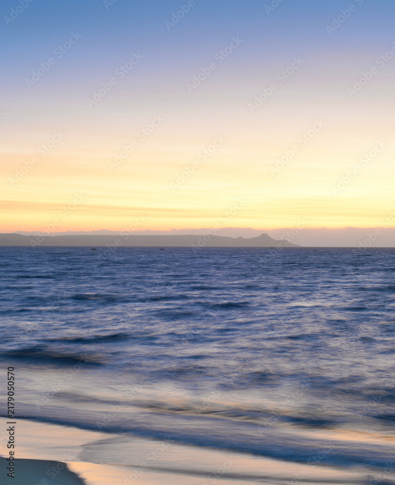 Obraz premium Ocean sunset view Benguela Angola