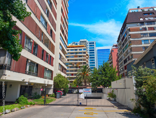 Modern residential buildings Santiago Chile
