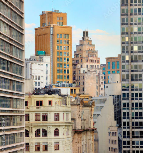 skyscrapers downtown Sao Paulo, Brasil