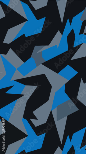 Geometric Camo Artwork