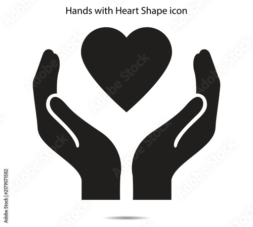 Hands with Heart Shape icon