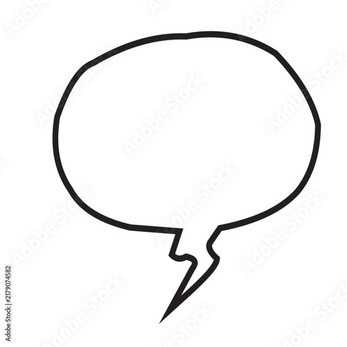 chat icon on white background