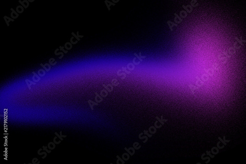 A vibrant and abstract digital background featuring a glowing purple light source that fades into deep blue tones against a dark and moody black backdrop