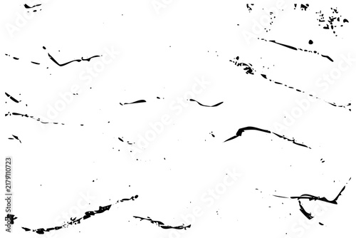 Grunge texture vector background featuring dark distressed scratch lines on a white background