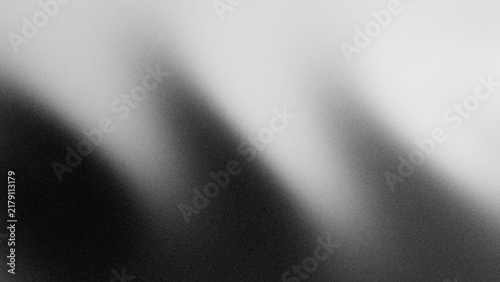 Monochrome Gray Abstract Background with Soft Waves and Film Grain Texture