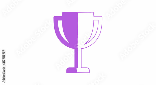 Trophy Cup Award Symbol Graphic.