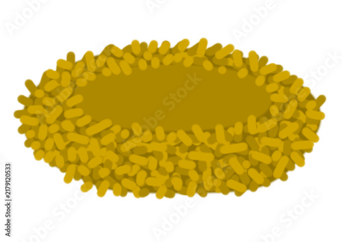 Bird nest illustration
