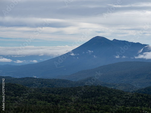 雲海と岩手山