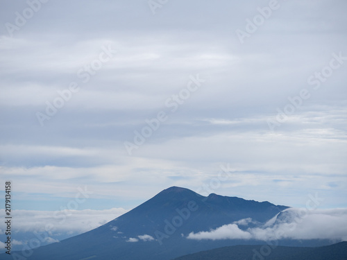 雲海と岩手山