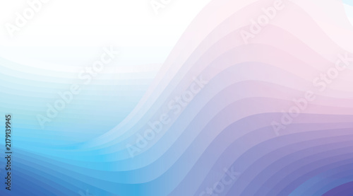 Abstract Pastel Gradient Wave Background