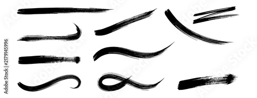 Hand Painted Brush Underlines and Editorial Accent Marks