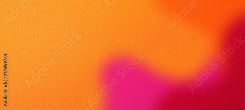 Quadro su tela Grainy coral and red asymmetric lobes abstract background