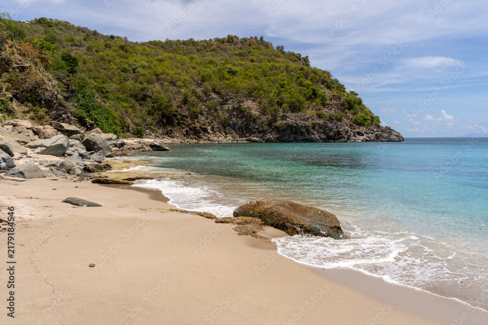 Obraz premium Shell Beach en St Bartolomé