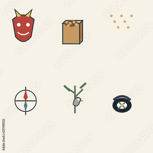 Setsubun bean toss set