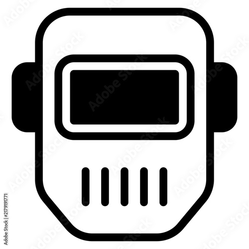A cartoon-style illustration of a robot head featuring vibrant colors and simple geometric shapes. Ideal for technology-themed designs or children's media.