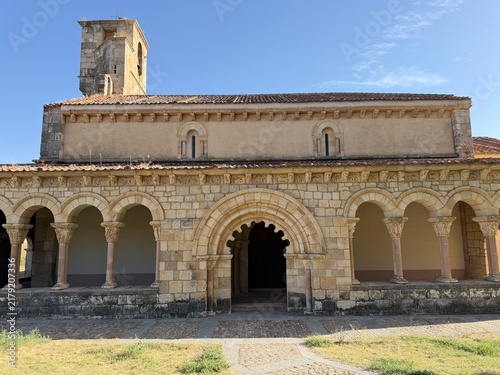 Konstfotografi Romanesque architecture of san juan de la rábida church