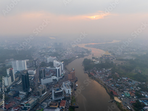 Unhealthy air quality recorded in Kuching Sarawak as haze worsens.