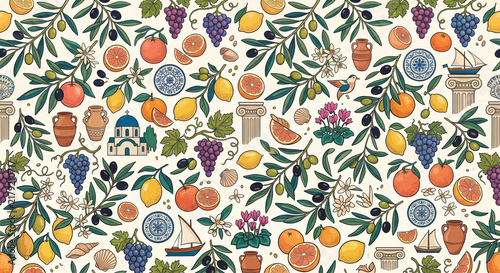 Mediterranean Pattern: Coastal Charm, Sun-Kissed Architecture, and Timeless Summer Elegance