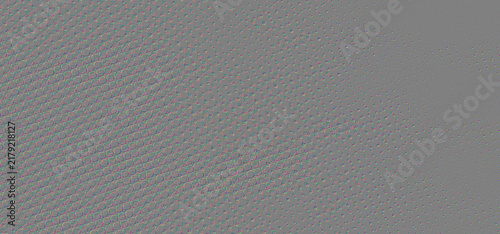 Grey textured halftone dot pattern background with subtle embossed effect and geometric gradient