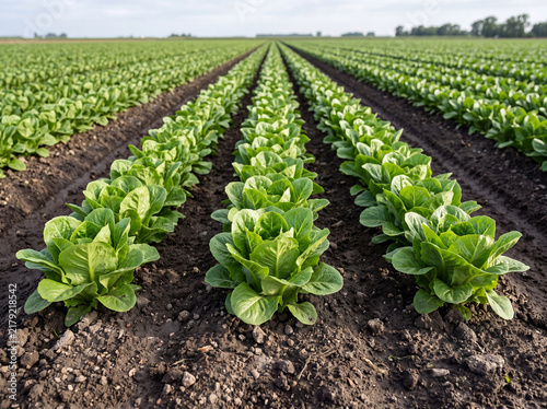lettuce growing in the garden