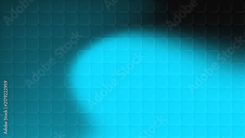 Obraz na płótnie Abstract cubic glass pattern gradient background with blue spotlight effect