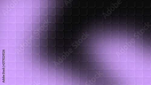 Obraz na plátně Abstract purple and black glassmorphism background with a cubic glass pattern gr