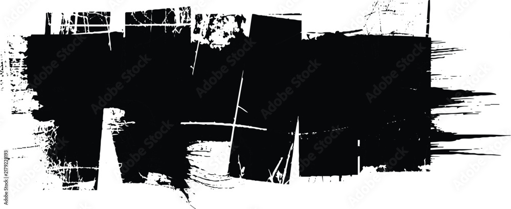 Obraz premium Black grunge abstract background with white scratches and texture