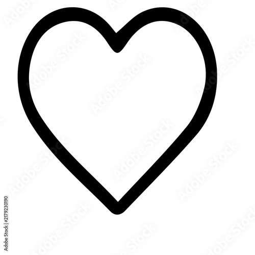 silver heart isolated