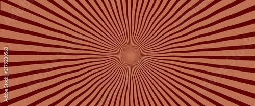 Abstract Sunburst Rays Background with Vintage Radial Burst and Retro Texture