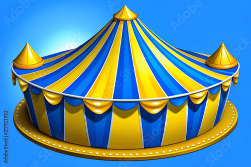 circus tent vector illustration
