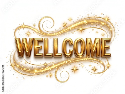 Abstract Golden Background with Elegant Vintage Frame, Decorative Text, 3D Gold Elements and Luxury Celebration Design Vector Illustration