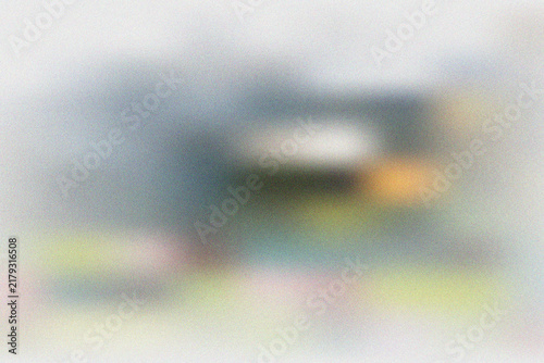 Dreamy abstract blurred effect with warm orange highlights and cool blue tones for creative visual content and art